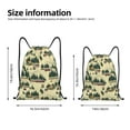 thumbnail image 2 of Rocae Camping Caravan 1 for Gym Bag Drawstring Bags Gym Backpack for Gym, Travel, Sports, Swimming, Beach-Medium, 2 of 6