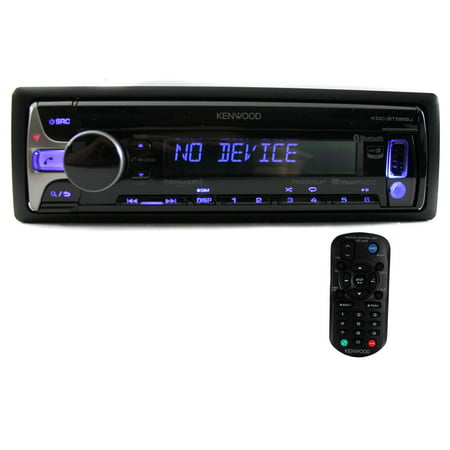 Kenwood KDC-BT565U Single-DIN In-Dash CD Receiver with Bluetooth, Siri Eyes-Free, Pandora Internet Radio and SiriusXM