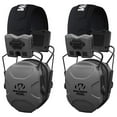 thumbnail image 1 of Walker's XCEL 500BT Electronic Hearing Protection Earmuffs, Gray (2 Pack), 1 of 11