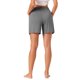 thumbnail image 3 of Pantalones cortos de pijama de modal para mujer INSPIRE CHIC, suaves y cómodos, con bolsillos, pantalones cortos de boxeo de alta elasticidad, ropa de dormir XS, gris, 3 of 6