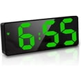 thumbnail image 1 of Reloj despertador digital LED de 6,6 pulgadas oso de fresa brillo ajustable, 1 of 5