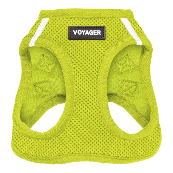 Malla Harness Best Pet Supplies para todo tipo de clima para perros y gatos pequeños y medianos, color verde lima XXS