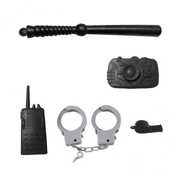 Disfraz de policía para niños,Disfraz de policía para niños Set de juego de simulación de policía,Juego de juguetes de rol de policía para niños Fiestas de Halloween,Conjunto de