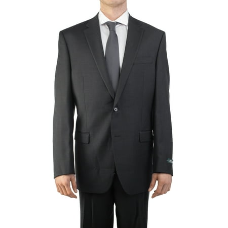 Medium Grey Wool Suit - Lauren Ralph Lauren Men's Two Button Wool Suit Charcoal Grey