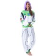 thumbnail image 5 of Disney Mens' Toy Story Buzz Lightyear Costume Pajama Union Suit, 5 of 6