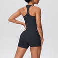 thumbnail image 4 of FNFYFH Women 2 Piece Workout Sets High Waisted Biker Shorts Built in bra Racerback Tank Tops, 4 of 6