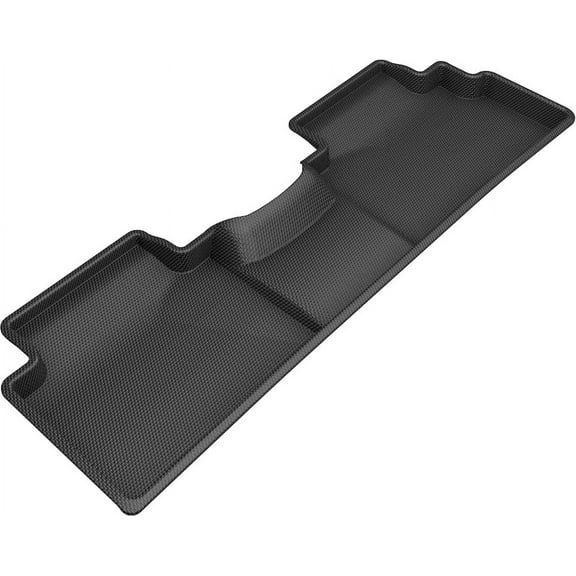 3D MAXpider Custom Fit Kagu Floor Mat (Black) Compatible with Kia Soul 2020-2025 - Second Row