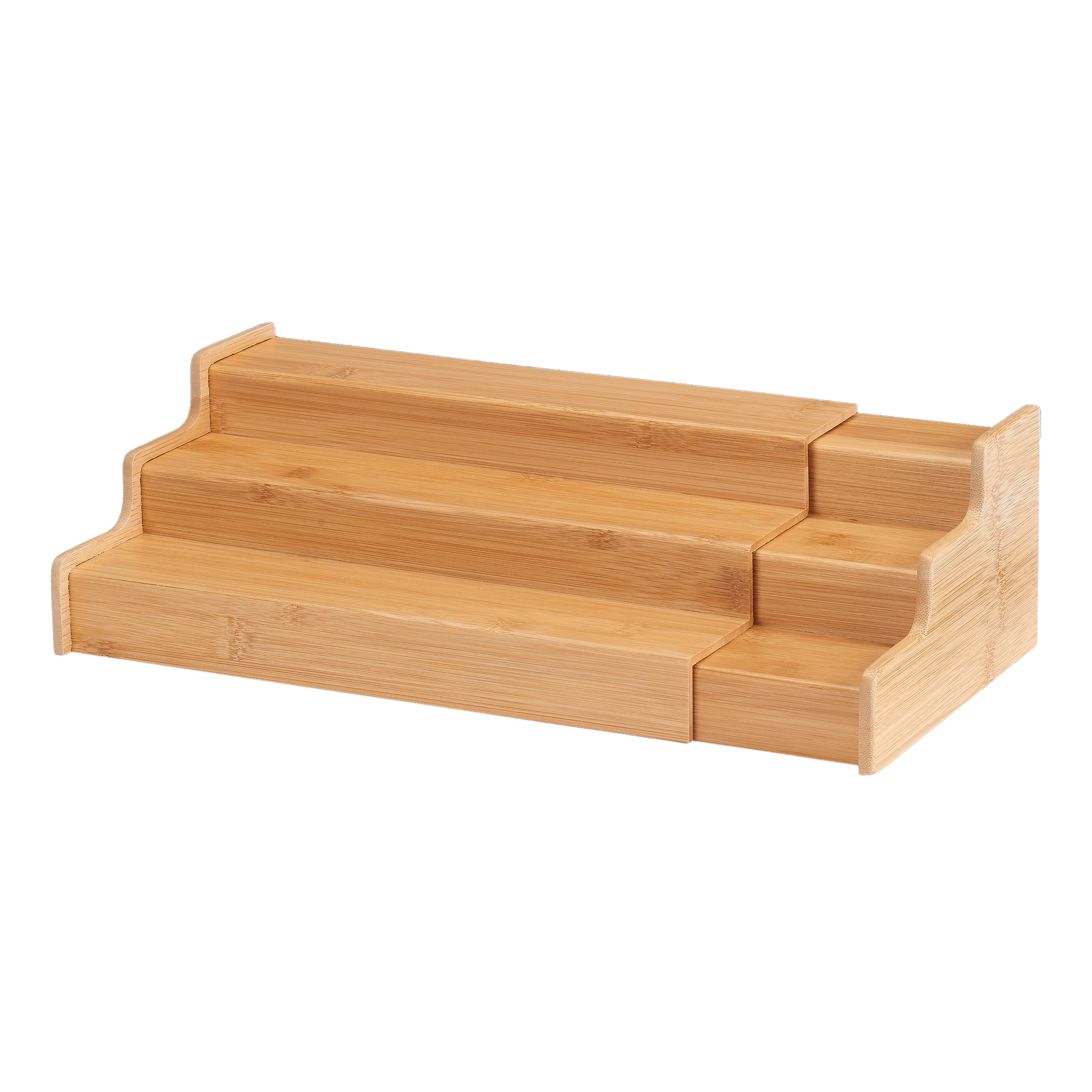 Keuken, opslag NEW Seville Classics 3 Tier Expandable Bamboo Spice Rack