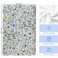 thumbnail image 5 of Blue Yellow Spring Floral Kitchen Towels Set of 2, Elegant Summer Botanical Green Soft Microfiber Dish Towels, Absorbent Washable Dishcloths for Kitchen Cleaning, Drying Dishes, 18x28 Inches, 5 of 9