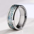 thumbnail image 4 of Qarigey Hombre mujer anillo moda Casual fiesta decorativa mano joyería ocio elegante vestidor colgante artesanía decoración regalo Ropa, zapatos y accesorios Miscelánea Talla 6 Qarigey AP014980-01, 4 of 6