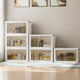 thumbnail image 4 of Cocosity 2 Drawers Stackable Foldable Storage Containers with Rolling Wheel for Home Office Organizing Small Items, 4 of 12
