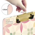 thumbnail image 6 of FORMRS Acrylic Clipboard with Low Profile Clip Standard A4 Letter Size, 12.5" x 9", Light Pink Geometric, 6 of 8