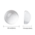 thumbnail image 2 of Transparent Half Round Glass Cabochons Clear 8~9x4.5~5.5mm, 2 of 8