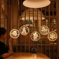 thumbnail image 4 of OUSITAID 3D Christmas Tree LED Pendant Lights Hanging Night Lamp Window Indoor Home Decor, 4 of 8