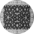thumbnail image 1 of Ahgly Company Indoor Round Oriental Gray Traditional Area Rugs, 5' Round, 1 of 4