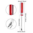 thumbnail image 2 of 3 Pcs Extracteurs d'Ongles Tack Lifter 3mm V/U Tip Agrafe Rivet Tack Extracteur Outil Tournevis, 2 of 6
