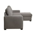 thumbnail image 3 of Acme Furniture ACME Chambord Reversible Storage Sleeper Sectional Sofa, Gray Fabric, 3 of 7