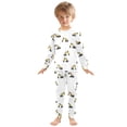thumbnail image 3 of Cartoon Excavator Pattern Cotton Pajamas 2 Piece Set Sleepwear Soft and Comfortable Homewear Nightwear, 3 of 7