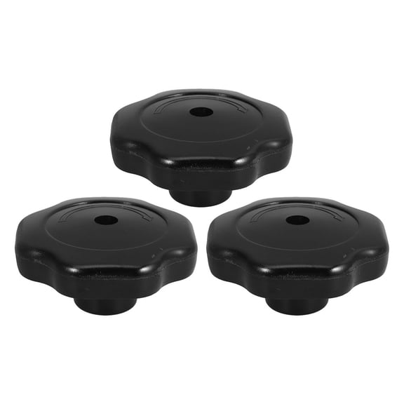 Hemoton 3-Piece Black Lid Handle Set for Pressure Cooker Pot Replacement Handles