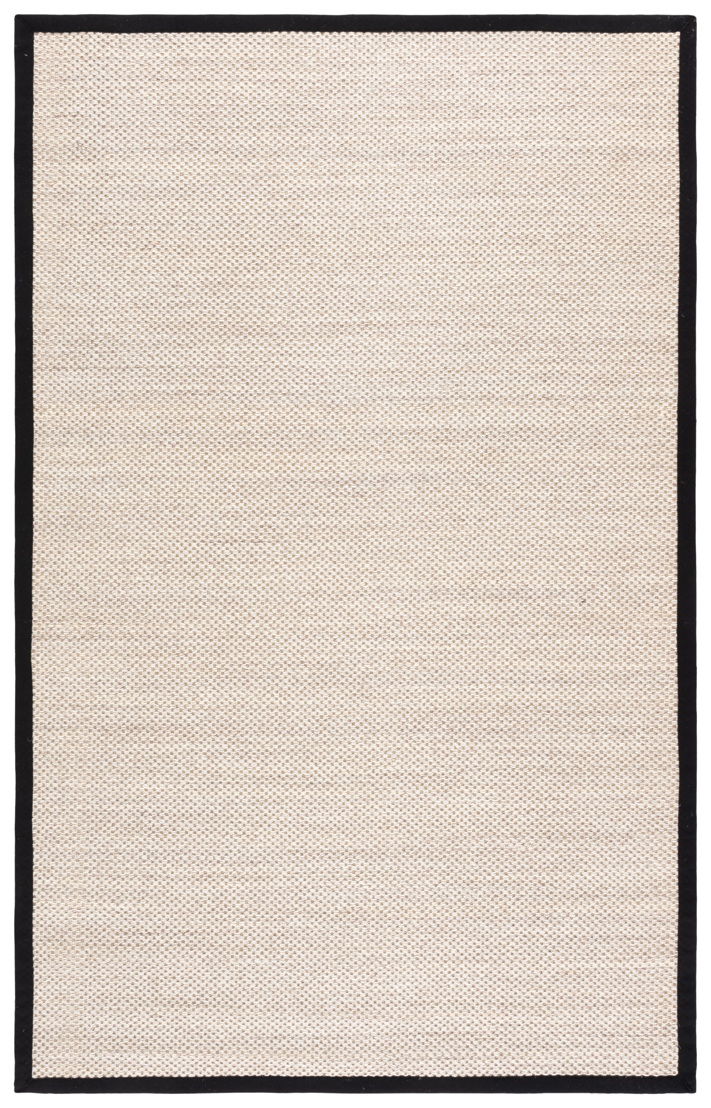 Safavieh Natural Fiber Kentigern Solid Area Rug, Marble/Black, 5' x 8'