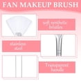 thumbnail image 2 of 24 Pieces Fan Brush Facial Mask Brush Soft Fan Face Makeup Brush Acid Applicator, 2 of 4