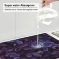 thumbnail image 6 of Bingfone Lilac ,18" X 24"Dish Drying Mat For Kitchen Counter,Ultra Absorbent Microfiber, 6 of 9