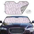 thumbnail image 2 of Balery Lavender Flowers Print Car Windshield Sun Shade,Windshield Sunshade for Car Pickup Truck SUV Accessories-Medium, 2 of 7