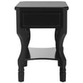 thumbnail image 4 of SAFAVIEH Alaia Modern Glam One Drawer Night Stand, Black, 4 of 14