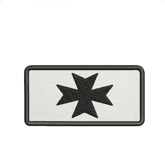 Loyal Chapter Black Templars Embroidered 40k Iron-On/Sew-On/Hook Patch Bikers Cosplay Applique Badge Emblem Logo 4" x 2"