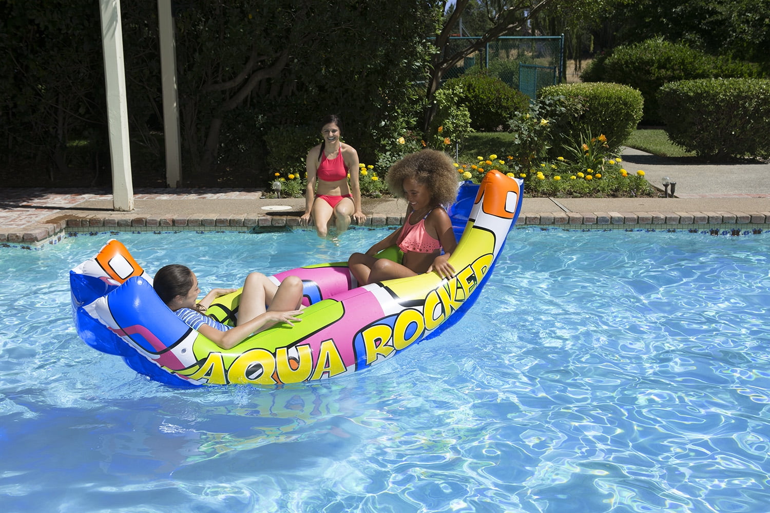 GIANT Swimline Unicorn Rocker Swimming Pool Inflatable Raft Float FREE SHIPPING 
