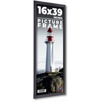 16x39 Frame Black Passaggi Solid Wood Picture Frame Width 1.5 Inches | Interior Depth 0.5 Inches |
