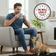 thumbnail image 6 of Cottage Creek Dog Lover Dog 16oz Ceramic White Letter Print Coffee Mug, 6 of 8