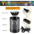 thumbnail image 4 of NANDIYNZHI Wax Melt Warmer Heating Plate with 7 Colors Led Changing Light Fragrance Warmer for Home Candle Heating Lamp *1, Tray *5, Power Cord *1, 4 of 6