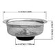 thumbnail image 3 of Aparatos de cocina, Accesorios de cocina, Utensilios de cocina, Herramienta de cocina Filtro de repuesto para fregadero de acero inoxidable, Filtro de fregadero de acero inoxidable para cocina Válvula, 3 of 5
