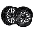 thumbnail image 2 of TIS 548BM 20x12 6x135/6x139.7 -44et Machined Gloss Black Wheel Fits select: 2015-2016 FORD F150, 2014-2018 CHEVROLET SILVERADO, 2 of 5