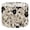 Black, White, Floral, Beige, variant on Linen Drum Lamp Shades Red Beige Floral Peonies Soft Leaves 13" x 13" x 10" Lampshade for Table Lamps Floor Lamps Lamp Shade Replacement Easy Assembly Required
