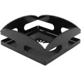 thumbnail image 4 of HUGFEGWE Stainless Steel Square Slot Cutter,Drywall Oscillating Tool Outlet Box Cutter,Electrical Box Drywall Outlet Cutout Tool,Oscillating Square Blade for Wood,Plastic,Metal - Black CA919-79949, 4 of 5
