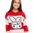 thumbnail image 2 of Wonder Nation Hello Kitty Girls Graphic Tunic Sweater with Long Sleeves, Sizes 4-18, 2 of 8