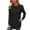 Black, variant on Bibifish Longline Sweatshirts For Women Fall Casual Solid Color Loose Fit Sweatshirts Soft Crewneck Long Sleeve Female Pullovers
