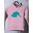 thumbnail image 3 of Image Conscious Elephant With Penguins Hoodie Toddler -Jay Fleck Designs, Unisex Casual Fit, 3 of 4