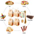 thumbnail image 4 of Regalo De Cuenta Regresiva De Navidad Con 24 Pegatinas Digitales Y Cuerda De Cáñamo Papel Kraft Cookie Candy Bag Suministros De Fiesta De Navidad Para Galletas Y Chocolate Cateissary HA045218-01, 4 of 6