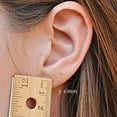 thumbnail image 4 of Round Huggie Hoop Rose Gold Filled Earrings 20mm 20 GA Hypoallergenic Lightweight Wire Piercing Drop Dangle Threader Hoops for Women (14K Rose Gold Filled | 20 GA, 20mm | Smooth wire), 4 of 7