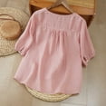 thumbnail image 4 of Kelon Womens Summer Tops Short Sleeve Shirts V Neck Boho Tops Going Out Clothes Outfits 2026 Fashion Clothes Vacation Outfits, 2XL, 4 of 9