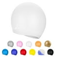 thumbnail image 3 of Waterproof Silicone Swimming Cap Ear Protect Swim Caps Hat Cover For Adult Children Kids, 3 of 7