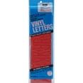 thumbnail image 2 of Permanent Adhesive Vinyl Letters 4" 95/Pkg-Red, 2 of 2