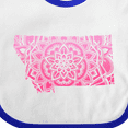 thumbnail image 4 of Inktastic Montana Silhouette Mandala Boys or Girls Baby Bib, 4 of 4