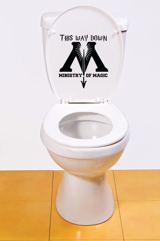 Ministry of Magic Decal Vinyl Sticker Funny Bathroom Toilet Decal