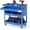 Blue, variant on Yuanmin 3 Tier Rolling Tool Cart with Lockable Drawer, Heavy Duty Metal Utility Cart on Wheels with Pegboards & Hooks, Mechanic Tool Storage Organizer for Garage, Warehouse & Workshop (Red)