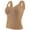 Coffee, variant on Jgppe Women's Thermal Underwear Tanks Tops Belly Hide Slimming Built in Chest Pad Warm Vest Shapewear
