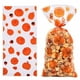 thumbnail image 3 of Nvzi Bolsas de dulces de Halloween, 150 bolsas de celofán para golosinas de Halloween, bolsas de regalo para galletas y bocadillos con lazos retorcidos (cuatro estilos de cabello mezclados B), 3 of 5